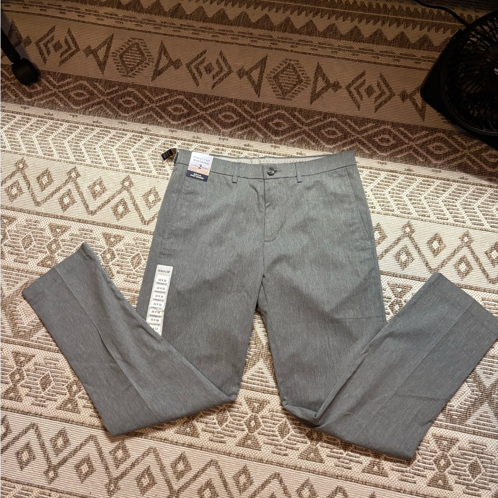 Haggar Classic Gray Men's Dress Pants 32x32